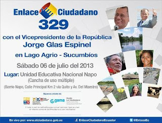 Enlace Ciudadano 329 Cadena sabatina 6 julio 2013