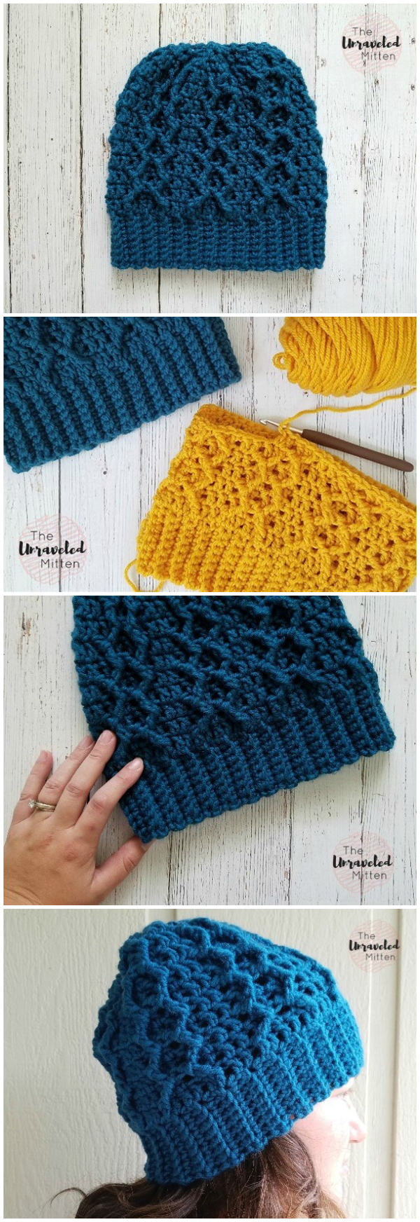 Honeycomb Cabled Beanie: Free Crochet Pattern