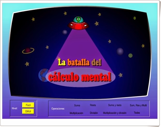 http://juegoseducativosonlinegratis.blogspot.com/2012/12/la-batalla-del-calculo-mental.html