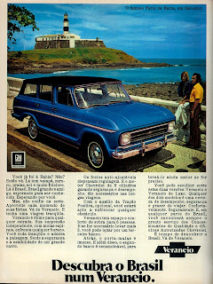 propaganda Veraneio - 1972;  1972; brazilian advertising cars in the 70s; os anos 70; história da década de 70; Brazil in the 70s; propaganda carros anos 70; Oswaldo Hernandez;