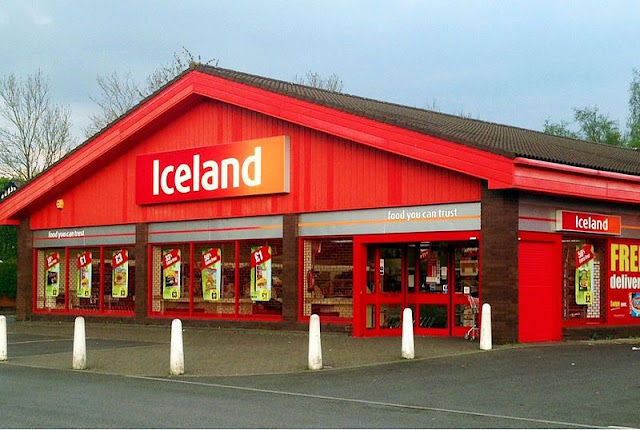 Iceland Süpermarket görünümü