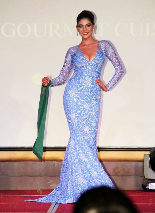 Miss Nepal Earth Rojisha Shahi Thakuri Wins Silver Award For Evening Gown 2013