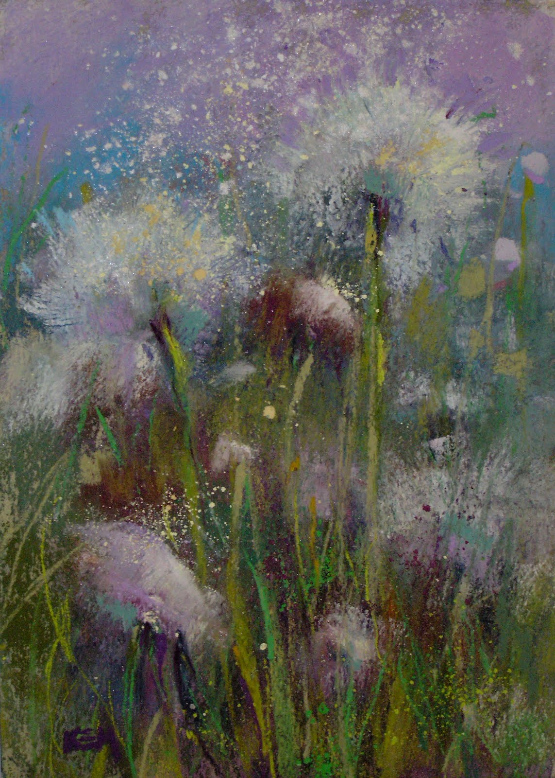watercolor paintings painting pastel underpainting watercolour tips margulis flowers watercolors wishful tutorials dandelion artist karen underpaintings techniques successful thinking artists