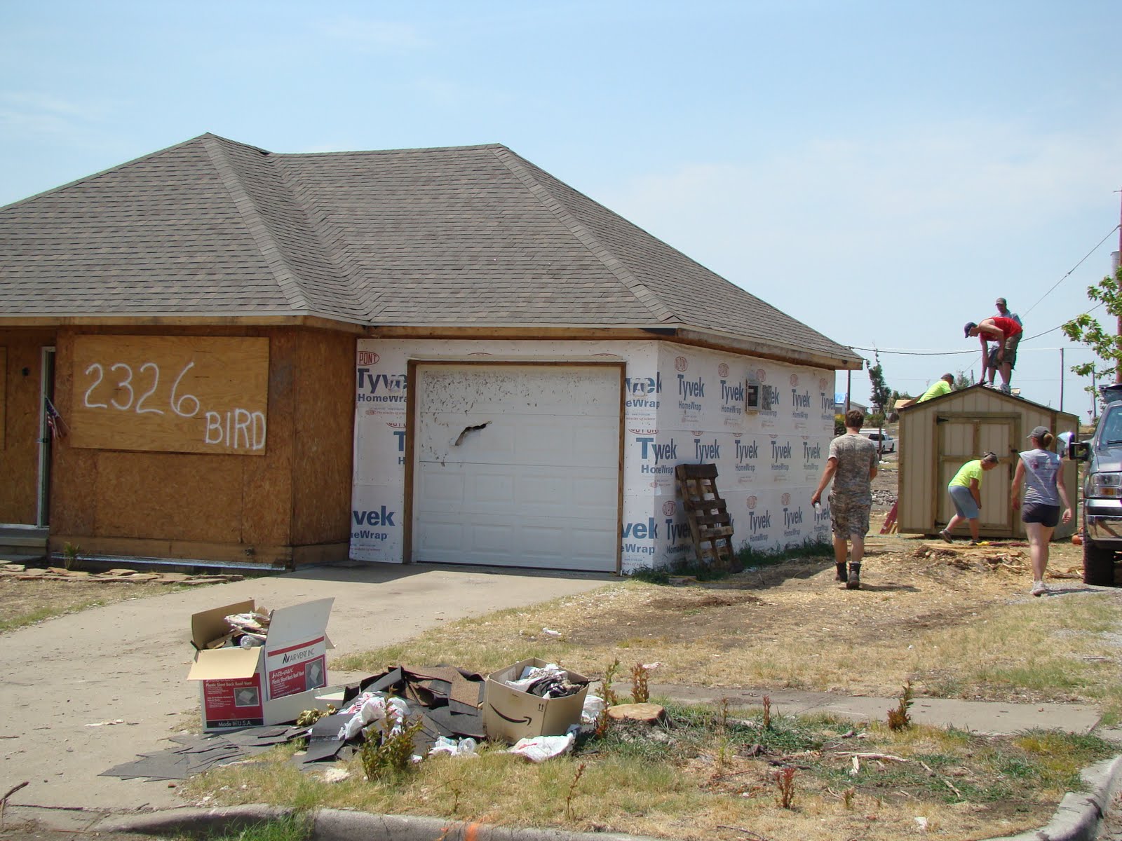 Cornerstone's Mission Trip to Joplin, MO