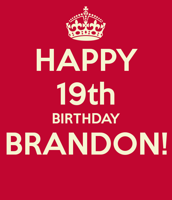 Happy Th Birthday Cake Brandon Happy Th Birthday Cake Brandon