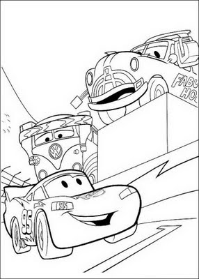 Free Disney cars 2 Coloring Pages Books