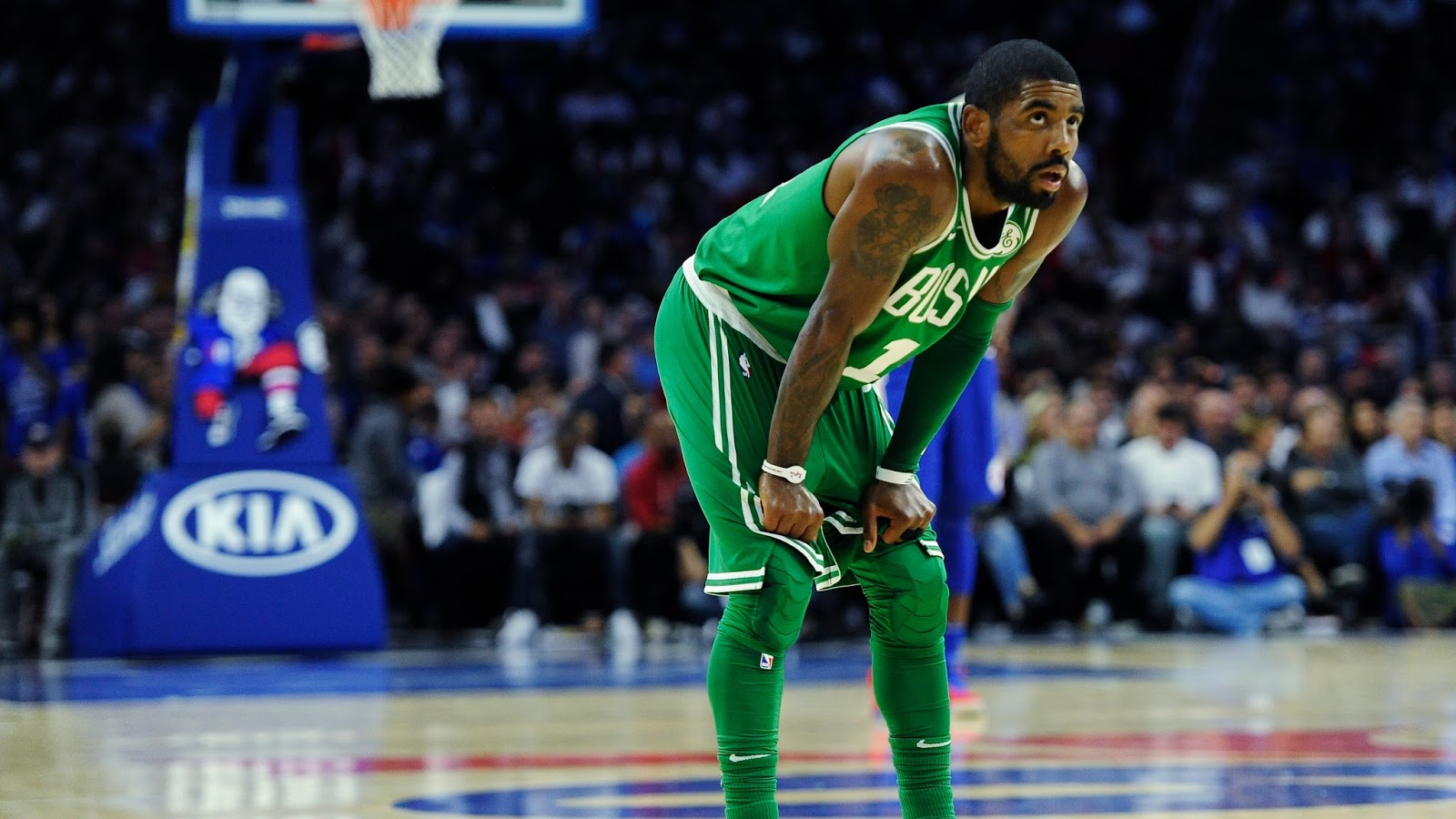 kyrie on boston celtics