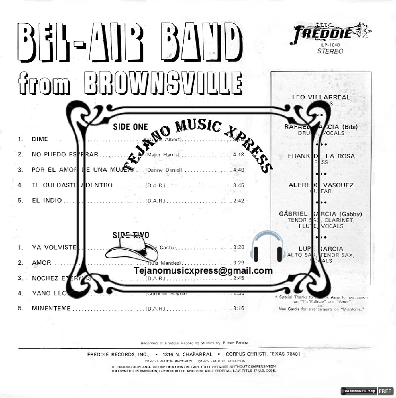 TMX BelAir Band From Brownsville [1975]
