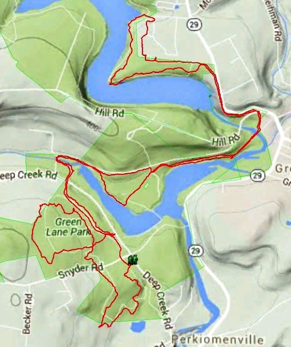 Green Lane Park Trail Map Cape May County Map