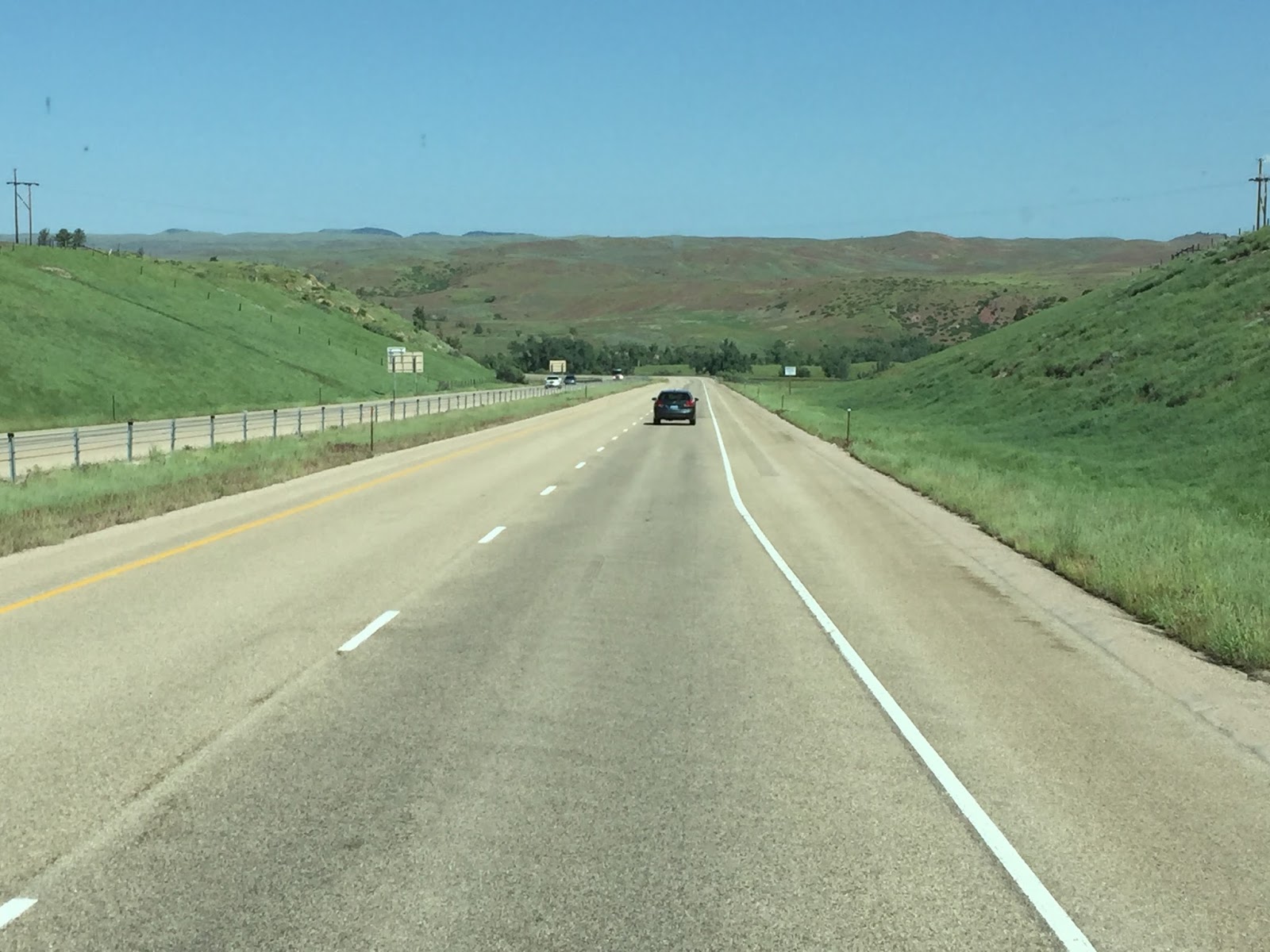 BLUE SKY AHEAD Road Trip Buffalo WY to Billings MT, via I90