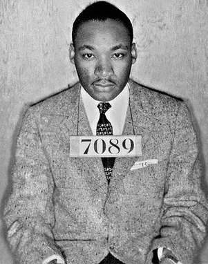 Martin Luther King Foto de Martin Luther King cuando fue apresado