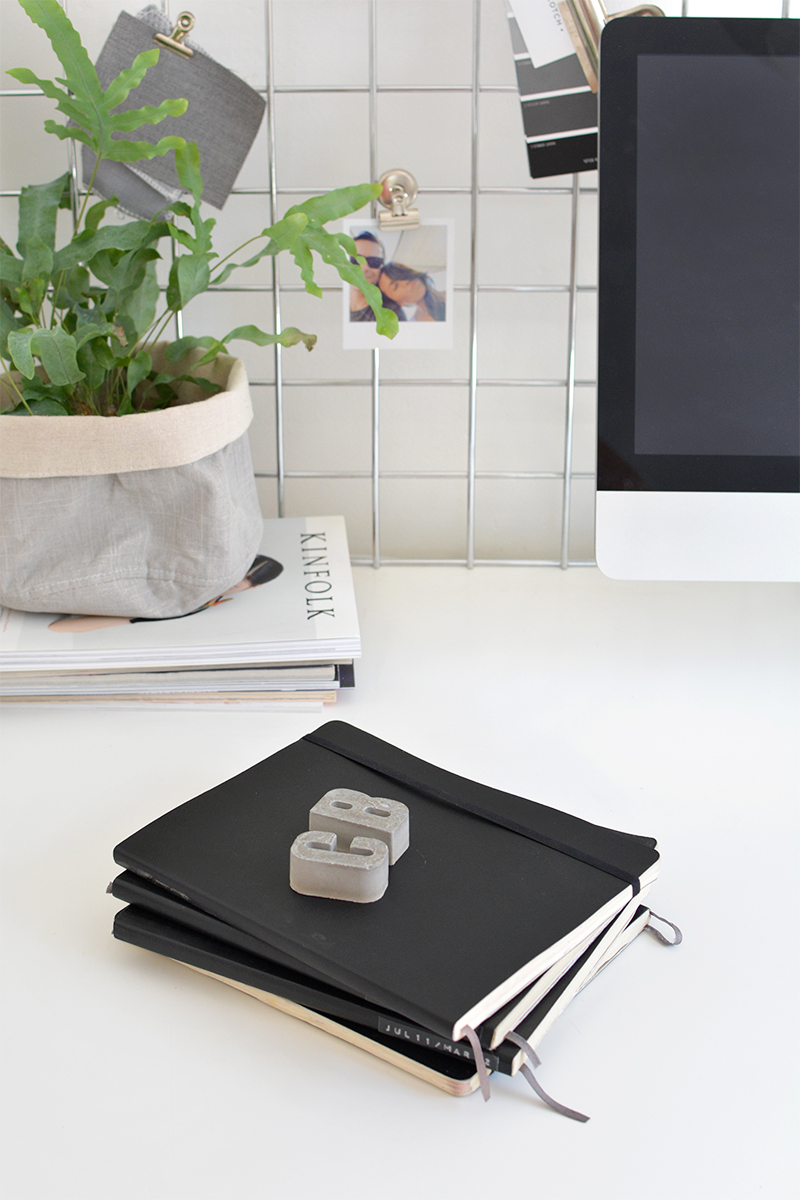 DIY concrete paperweights — Caroline Burke Burkatron