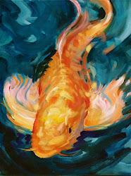 acrylic painting koi class lobenberg david ever fun march