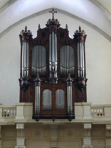 L'orgue de l'église N Dame du lac à Lunel