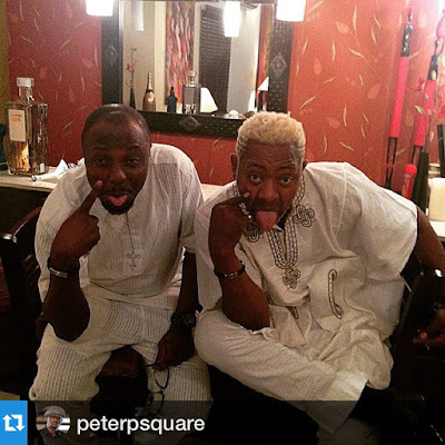 See Psquare Peter Okoye's new manager Olatunde Michaels.