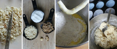 Zubereitung Hawaii Muffins mit Ananas, Macadamianüssen und Kokos (Hawaiian Muffins) Zubereitung Hawaii Muffins mit Ananas, Macadamianüssen und Kokos (Hawaiian Muffins)