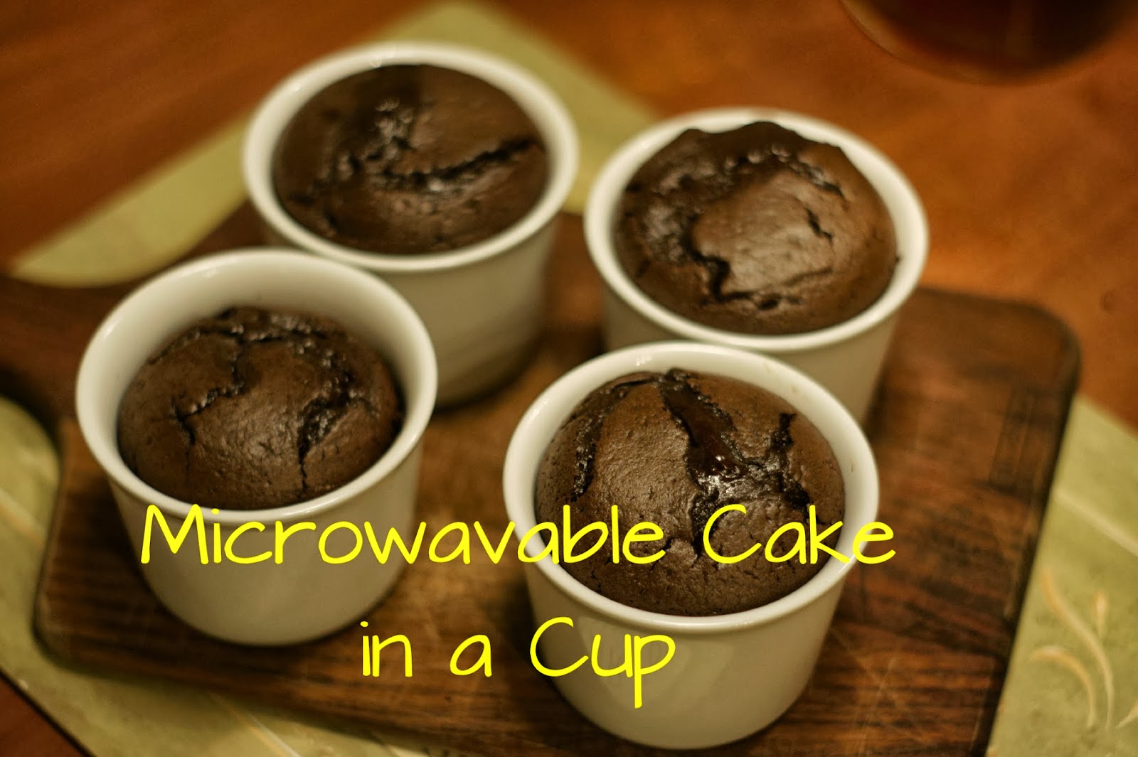 It's a Momsies World Microwavable Cake in a Mug
