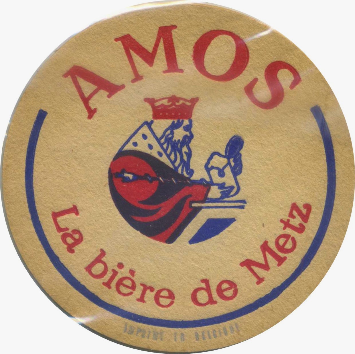 Sous bocks bretons Brasserie Amos, Metz