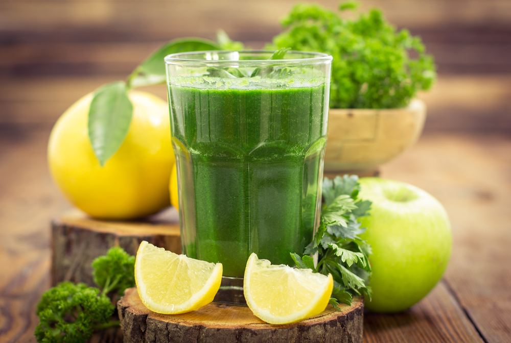 ingredientes jugo verde para bajar de peso