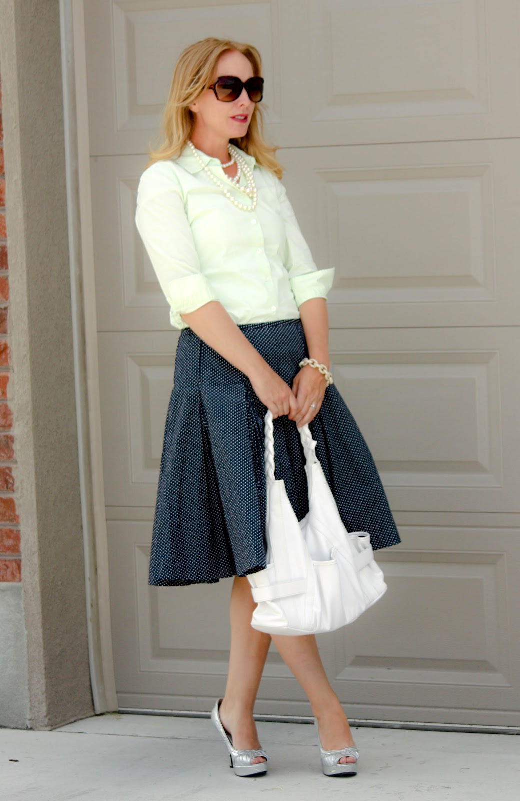 Creamy: Lime and Navy