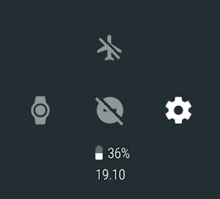 Android Wear 2.0 belka ze skrótami Android Wear 2.0 belka ze skrótami