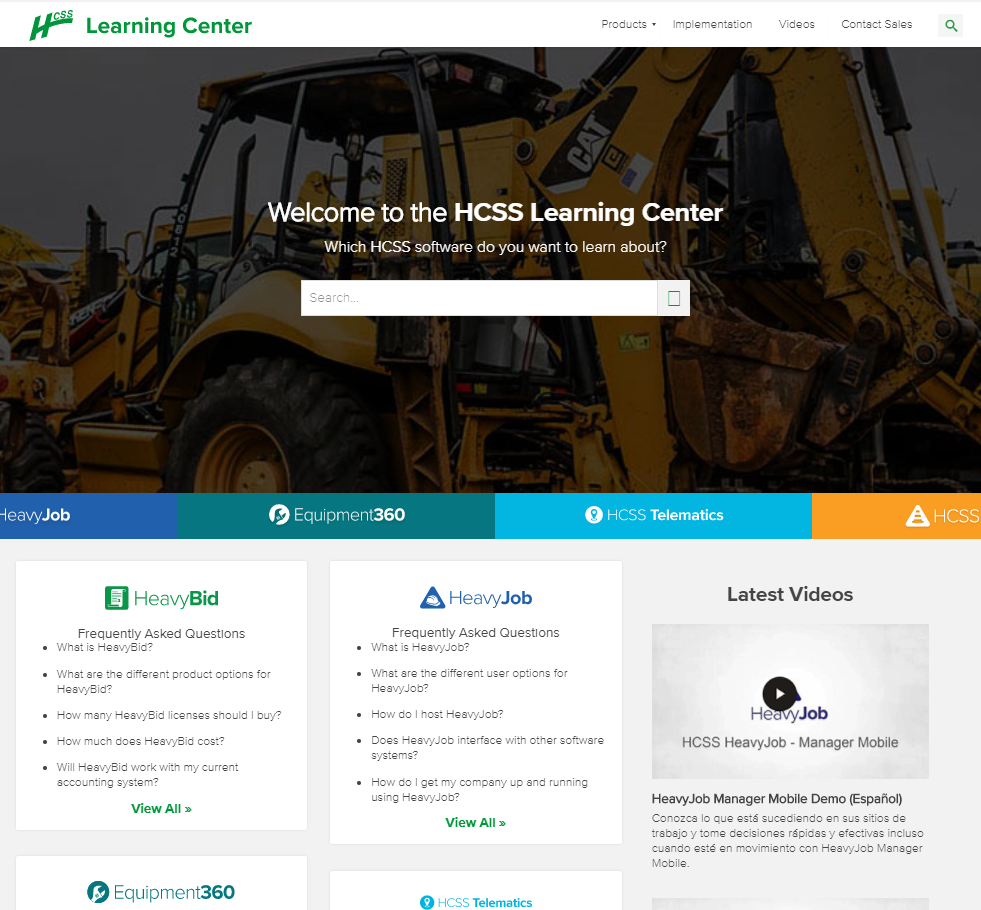 HCSS Learning Center