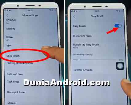 Cara Mengaktifkan Tombol Easy Touch Vivo Y71 Dunia Android