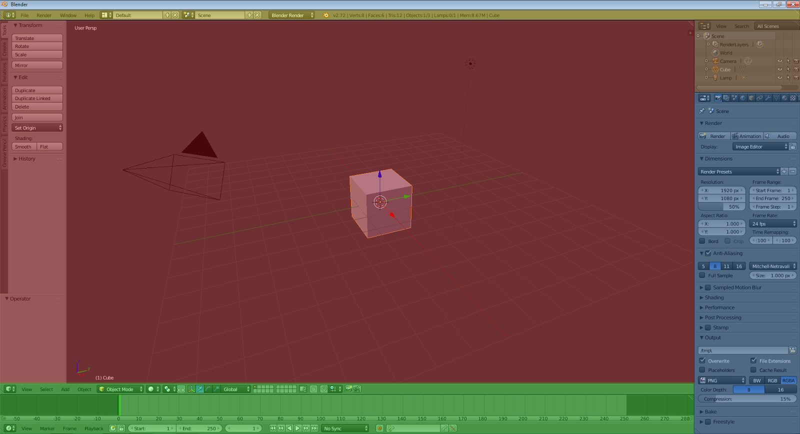 The Blender Interface Master Design