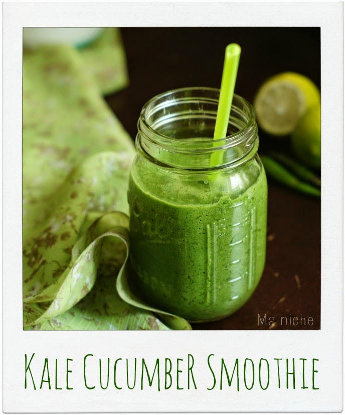 Ma Niche Kale Cucumber Smoothie