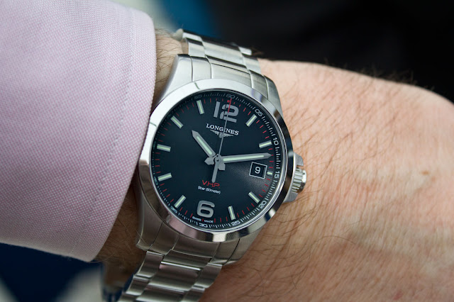 Best Swiss Replica Longines Conquest V.H.P. Quartz Stainless Steel 41mm Watch Review