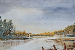 cronin steven watercolour paintings attempt watching demonstration painted