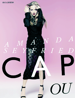 AMANDA SEYFRIED FANSITE: AMANDA IS COVER GIRL FOR GRAZIA - FRANCE.