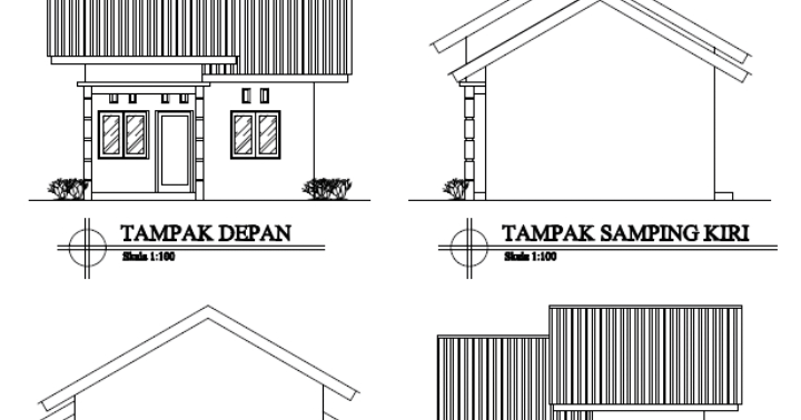 25 Gambar Sketsa Rumah Tampak Depan Dan Samping Design Info On