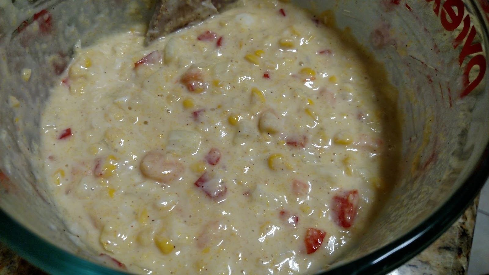 Hot Southern Mess Shrimp and Crab Cornbread Casserole