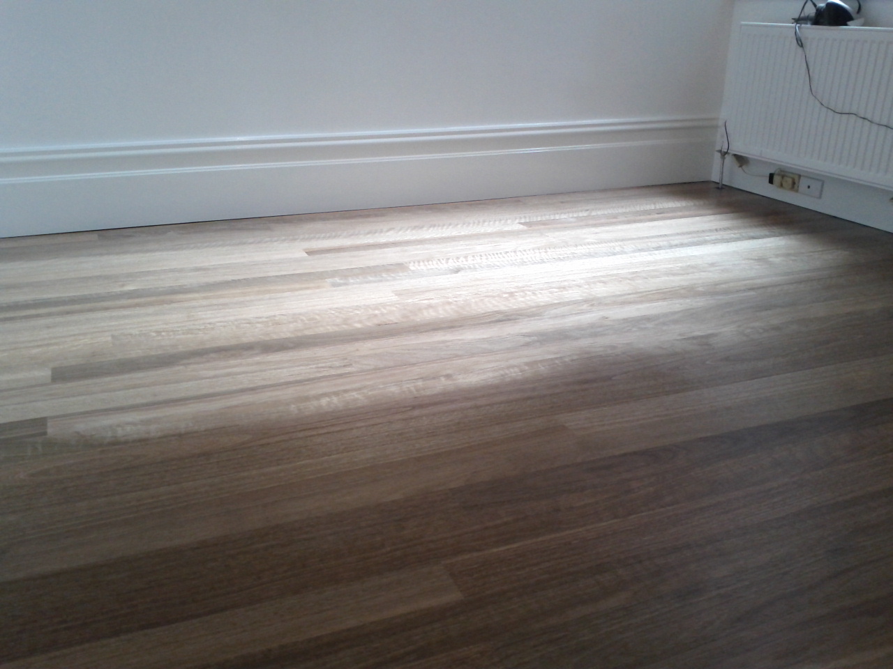 House Reno 2013 24 October. Floorboards polished