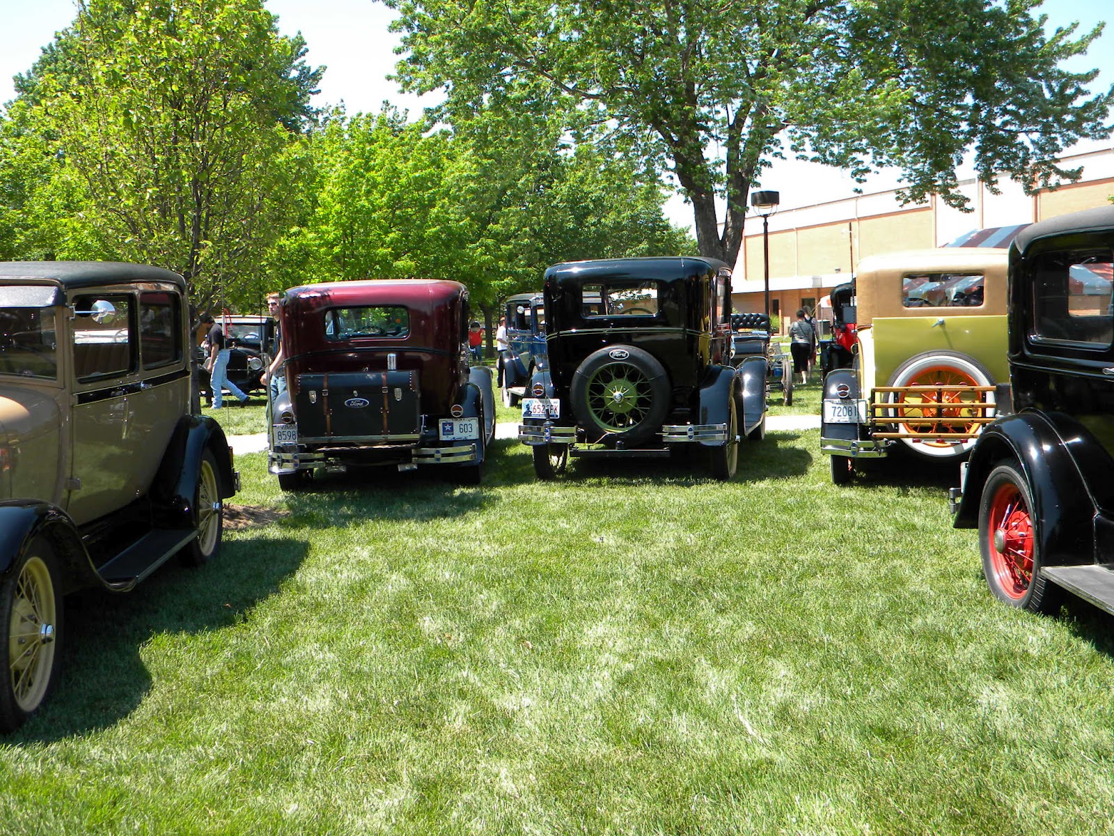 Paisley Curtain McPherson College Car Show