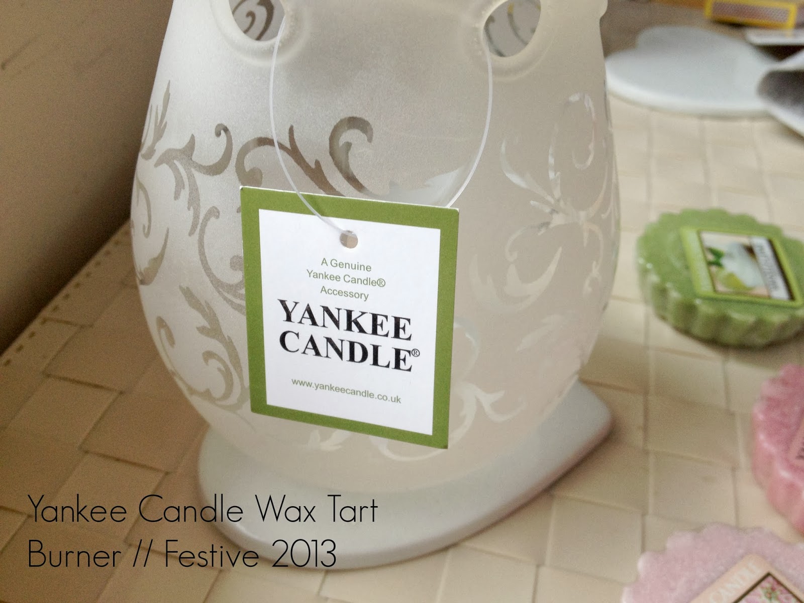 Confetti Letters Yankee Candle Florentine Wax Tart Burner