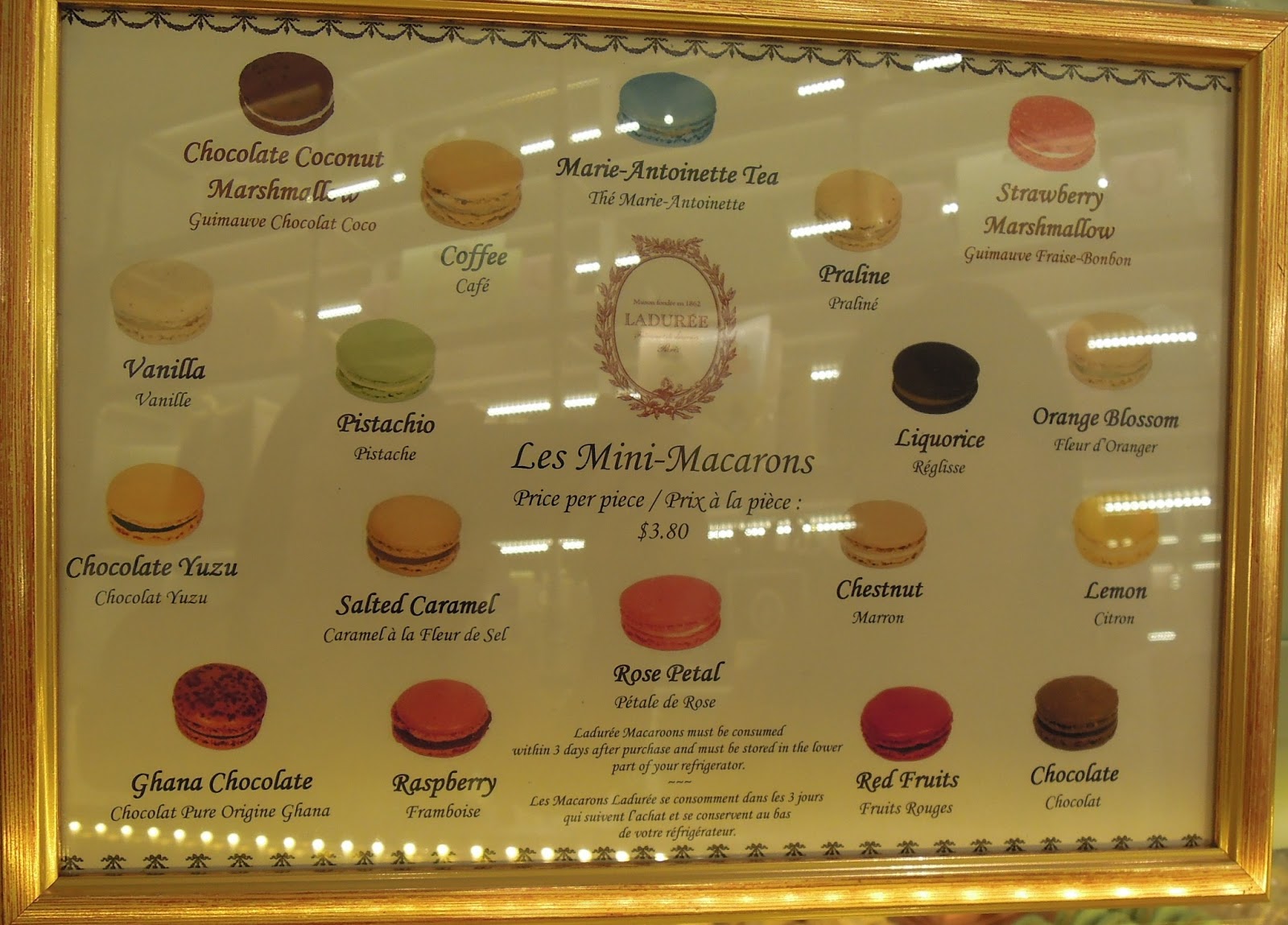 Henny S Journey Ladurée Singapore The Flavors That Are Curly Available In Ladurée Singapore Praline Marie Antoinette Chocolate Yuzu And Red Fruit Seasonal