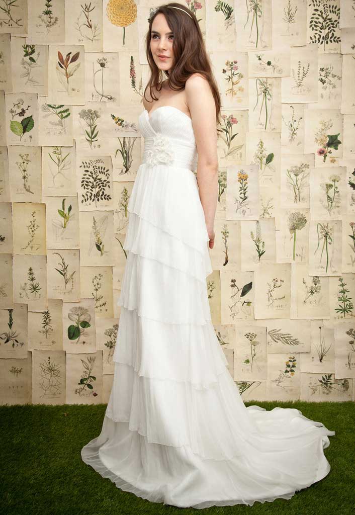 Ivy&Aster Silk Chiffon Bridal Wedding Gowns
