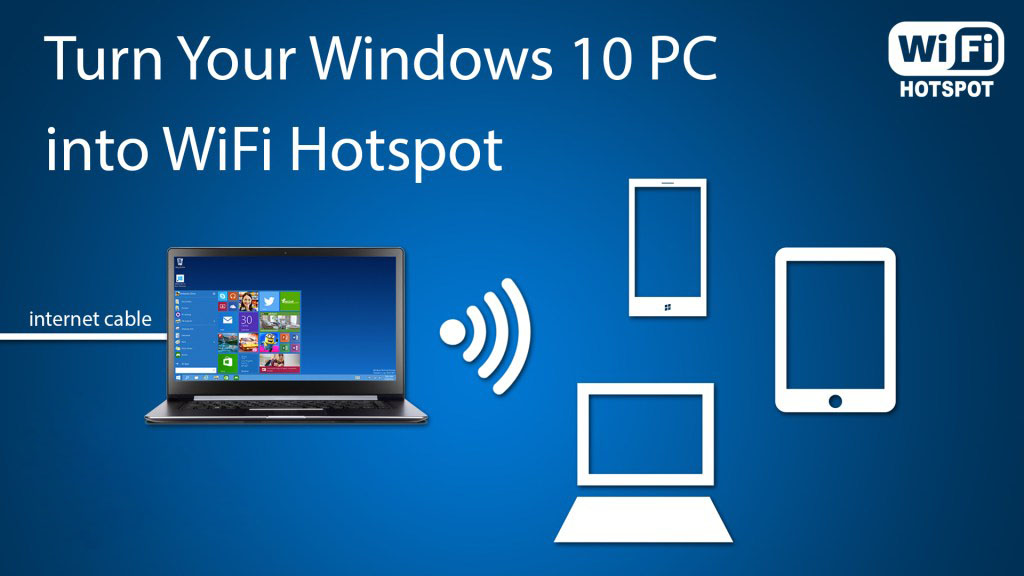 How to use laptop as wifi hotspot in windows 10 Computer and Mobile