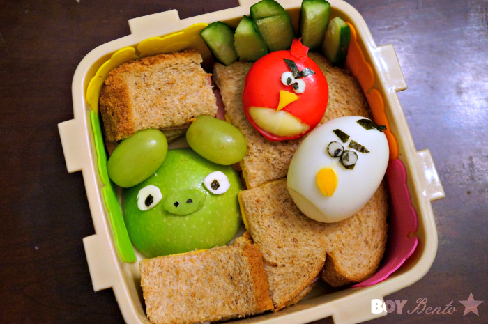 Boy Bento: An Easy Angry Birds Bento