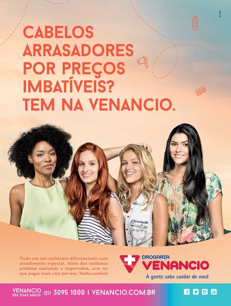 Drogaria Venancio lança campanha do Especial Cabelos Drogaria Venancio lança campanha do Especial Cabelos