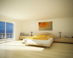 minimalist bedroom modern interior