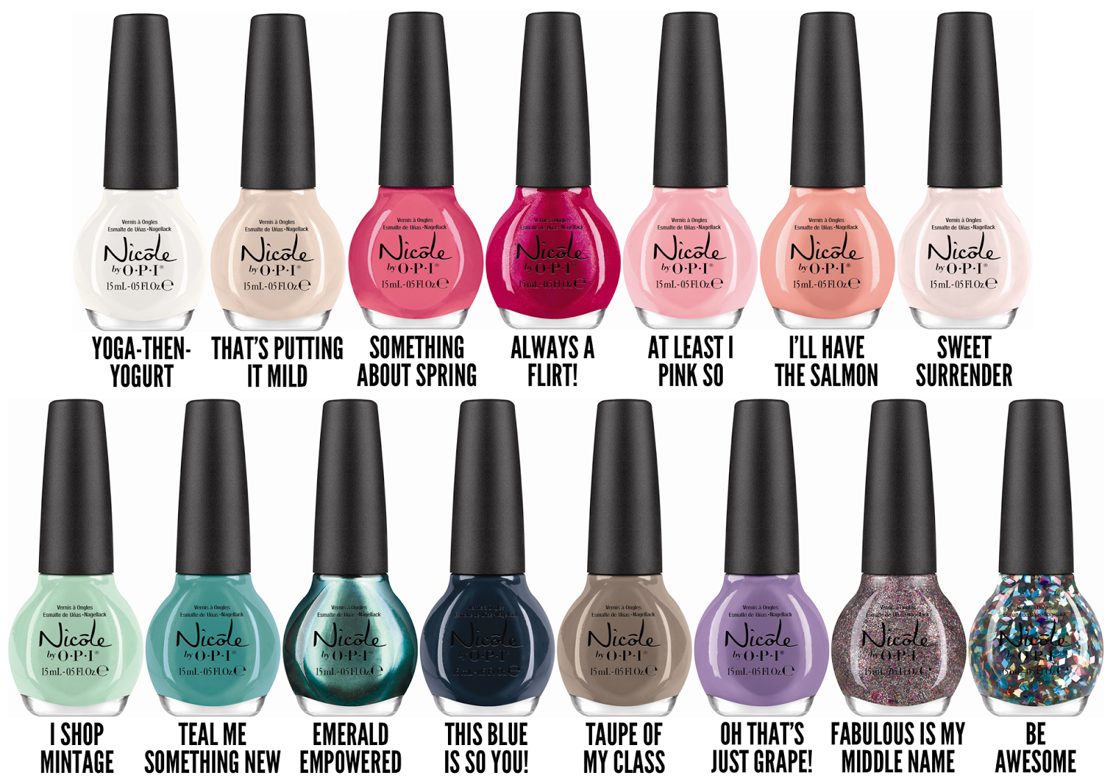 Chalkboard Nails News: Nicole by OPI Launches New Nail Lacquers for 2014