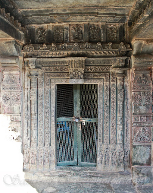 Front view of the Syryanarayana Shrine