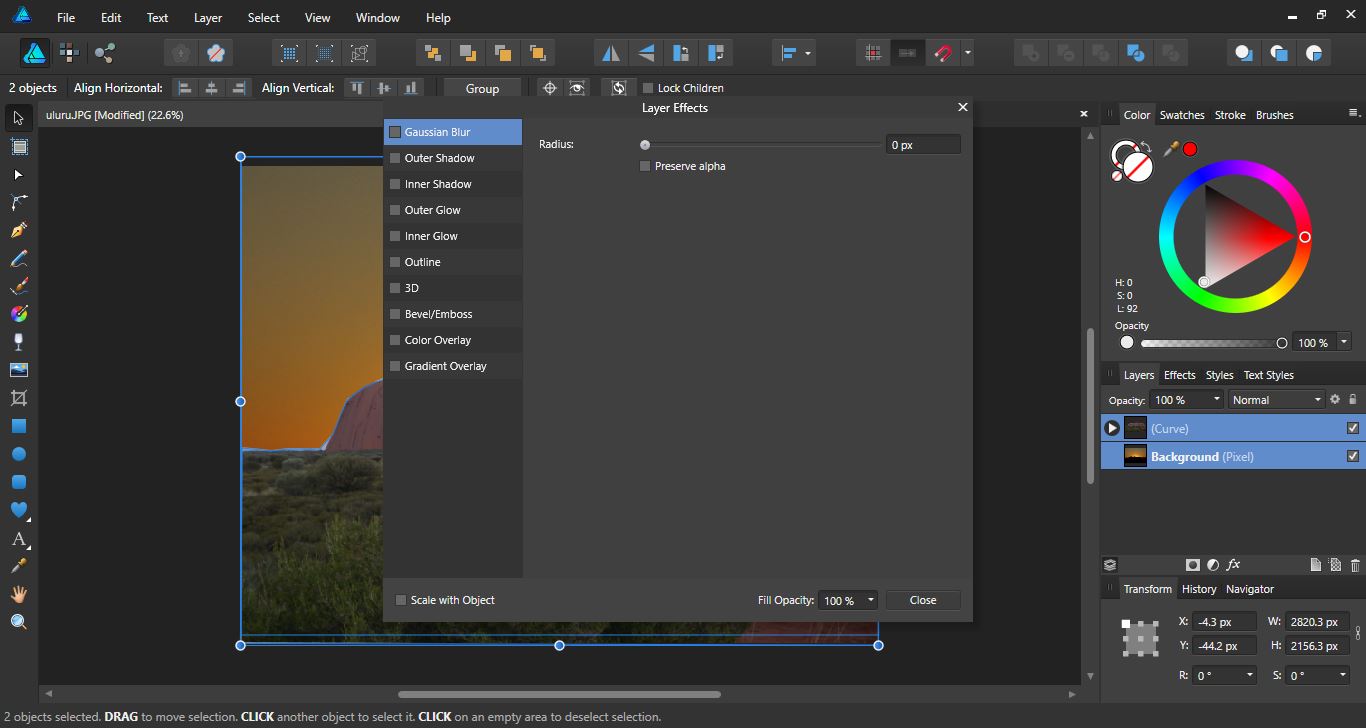 How to remove and change a background with Affinity Designer Design Bundles