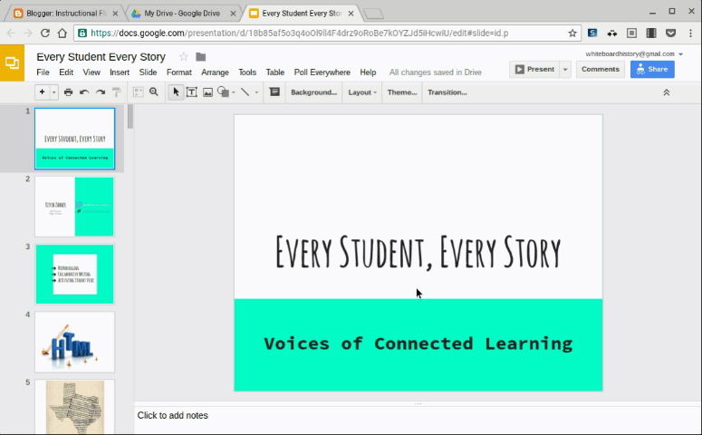 google slide background