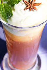 King of Thailand Memorial Iced Tea w/ Whipped Coconut Cream