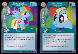 My Little Pony Rainbow Dash, Hanging Out Canterlot Nights CCG Card