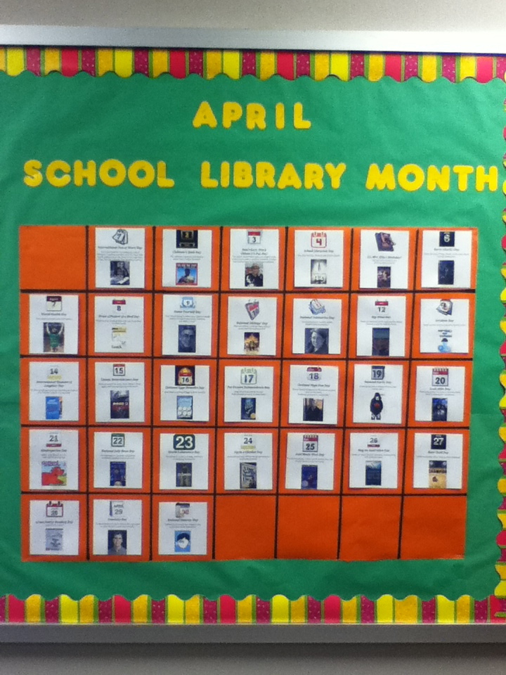 DCG Middle School Library April is School Library Month!